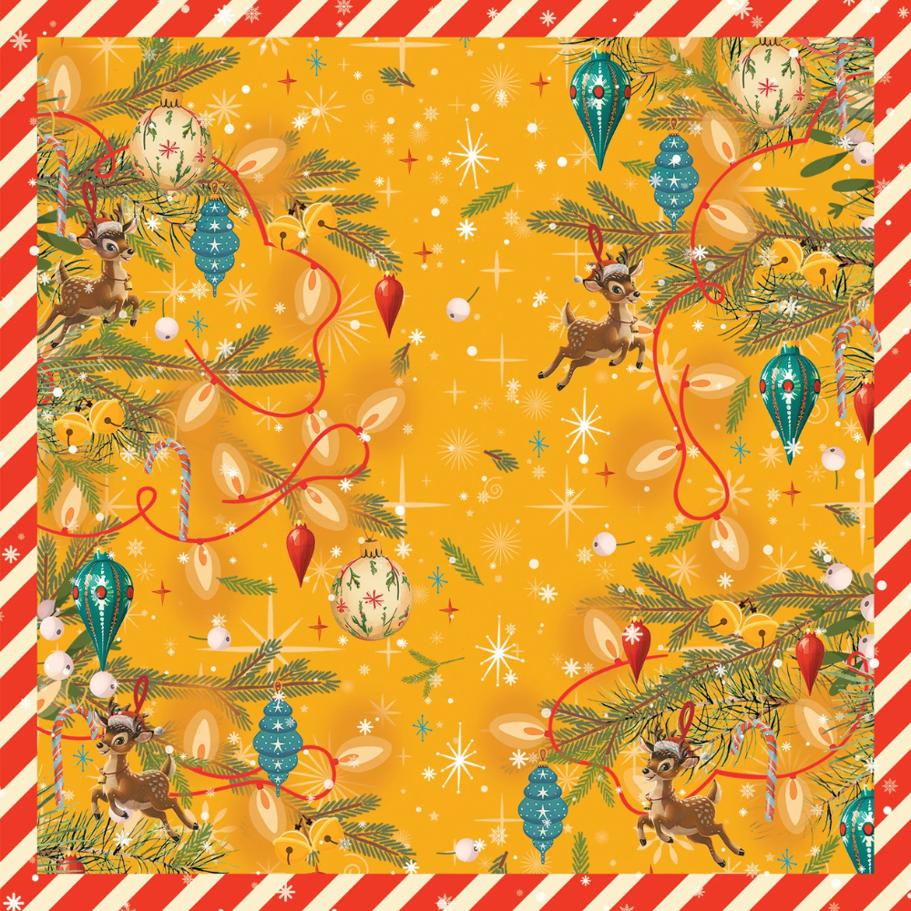 Retro Christmas 12x12 Paper Pad