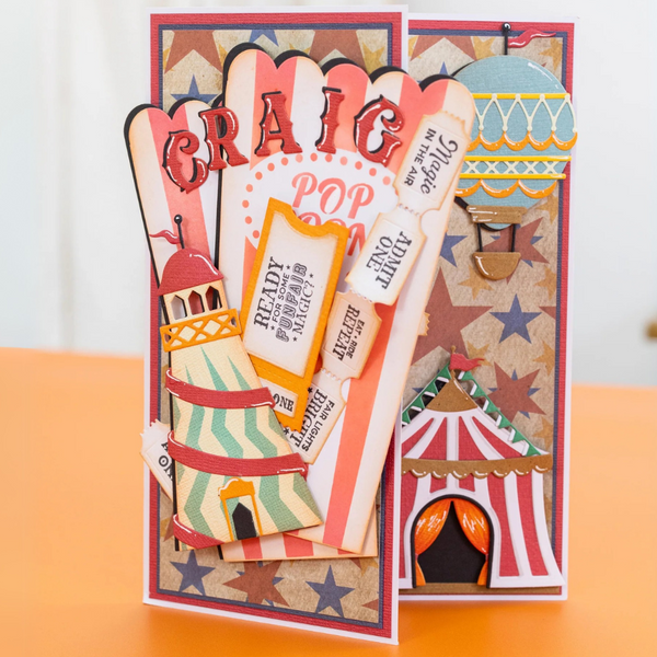 Carnival Alphabet Metal Die Set | Vintage Carnival