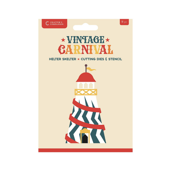 Helter Skelter Metal Die Set | Vintage Carnival