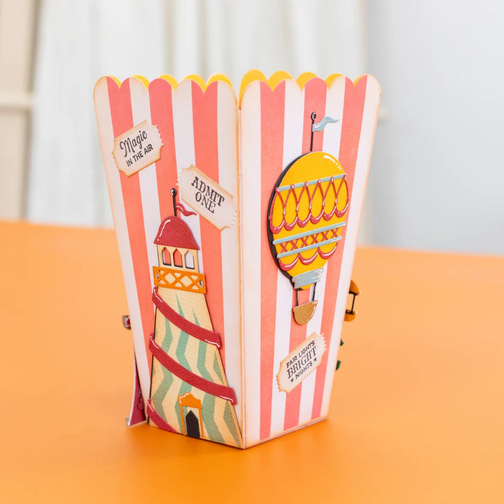 Ticket Fun Stamp + Die Set | Vintage Carnival