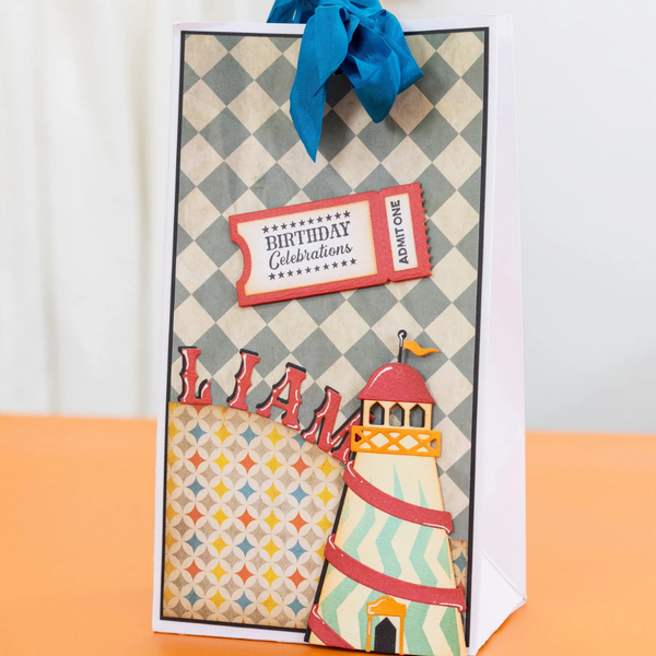 Ticket Fun Stamp + Die Set | Vintage Carnival