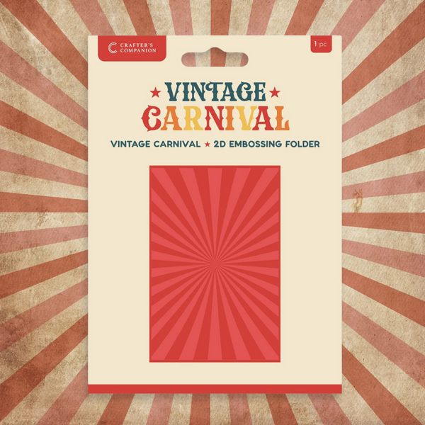 Vintage Carnival 2D 4x6 Embossing Folder