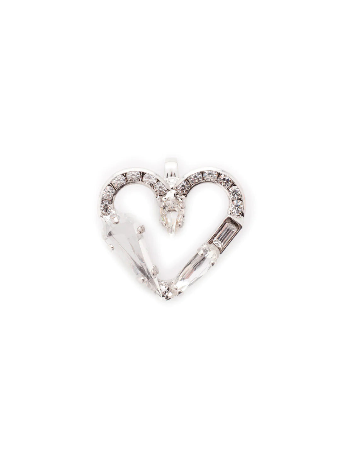 Pendentif coeur en cristal