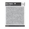 Jingle Bells Script Bold Prints Cling Stamp