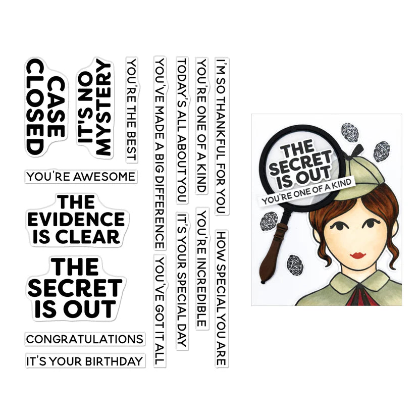 It’s No Mystery Stamp and Die Set | Case Closed