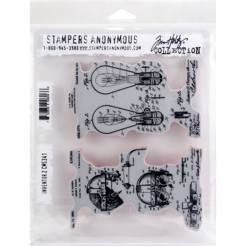 Inventor 2 Cling Stamp Set | Tim Holtz