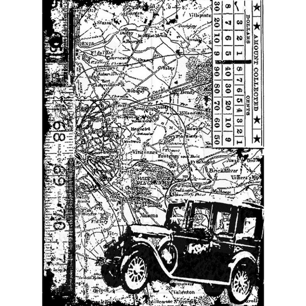 Car Components Stamp | Tim Holtz