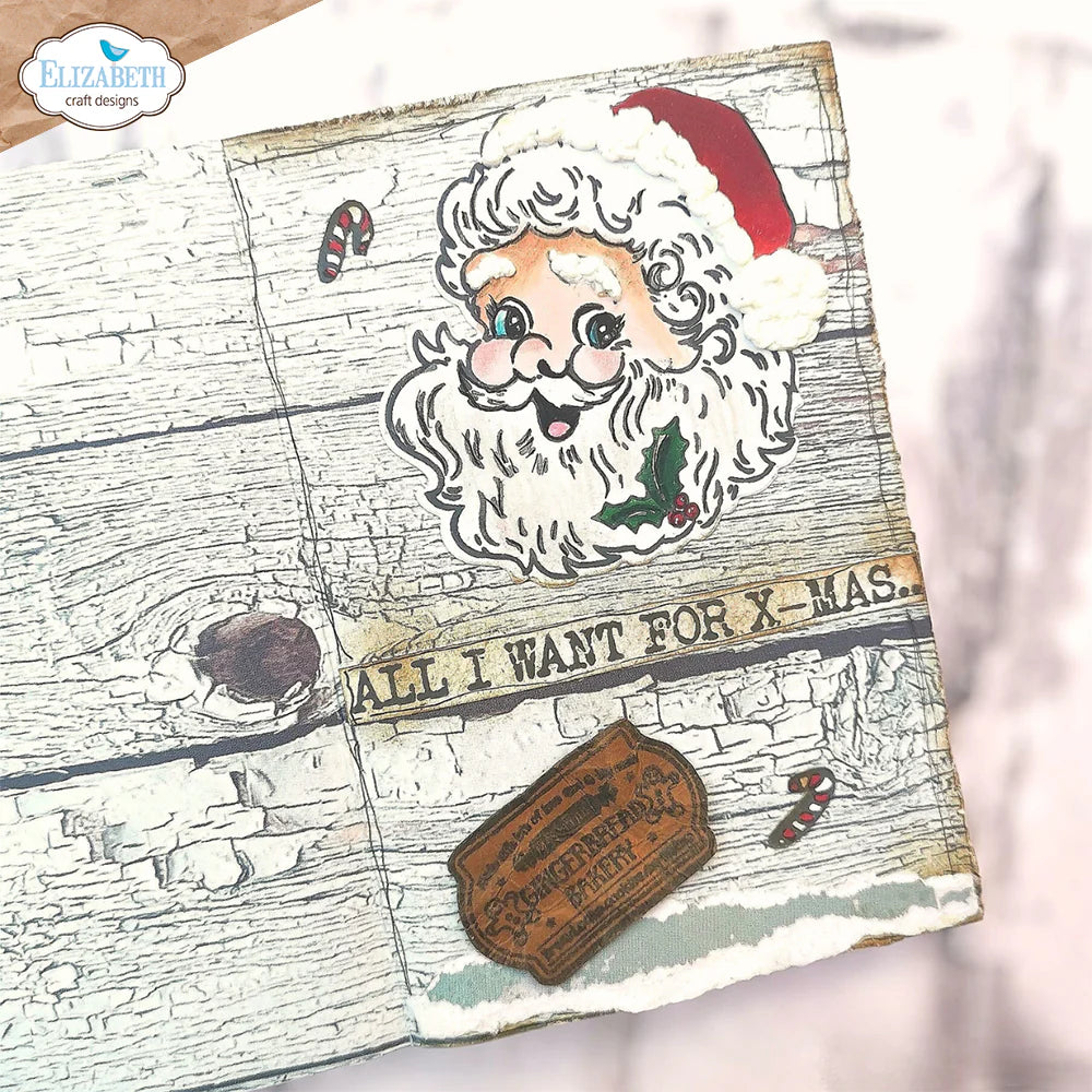 Santa Claus Stamp + Die Set | Christmas