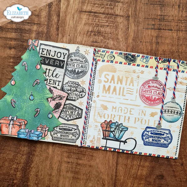 Santa Claus Stamp + Die Set | Christmas