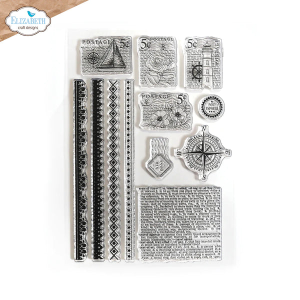 Travel & Postage Clear Stamp Set