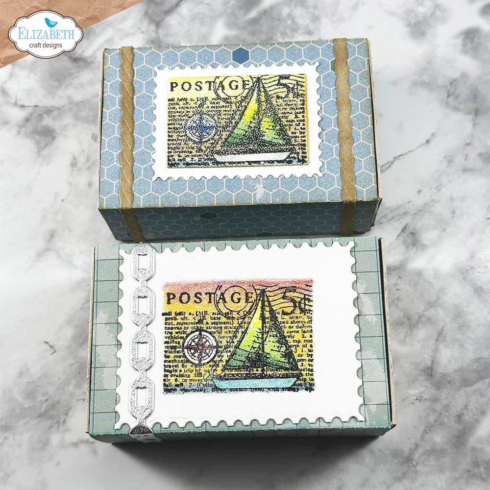 Travel & Postage Clear Stamp Set {clearance}