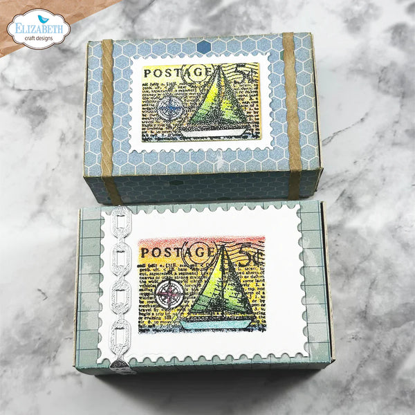Travel & Postage Clear Stamp Set {clearance}