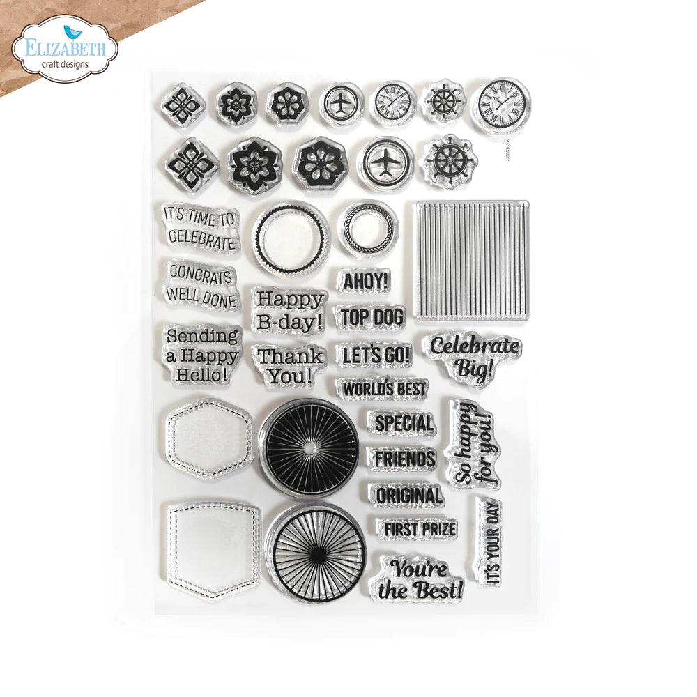 Phrases + Dingbats Clear Stamp Set {clearance}