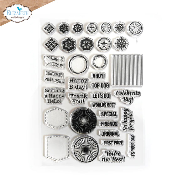 Phrases + Dingbats Clear Stamp Set {clearance}