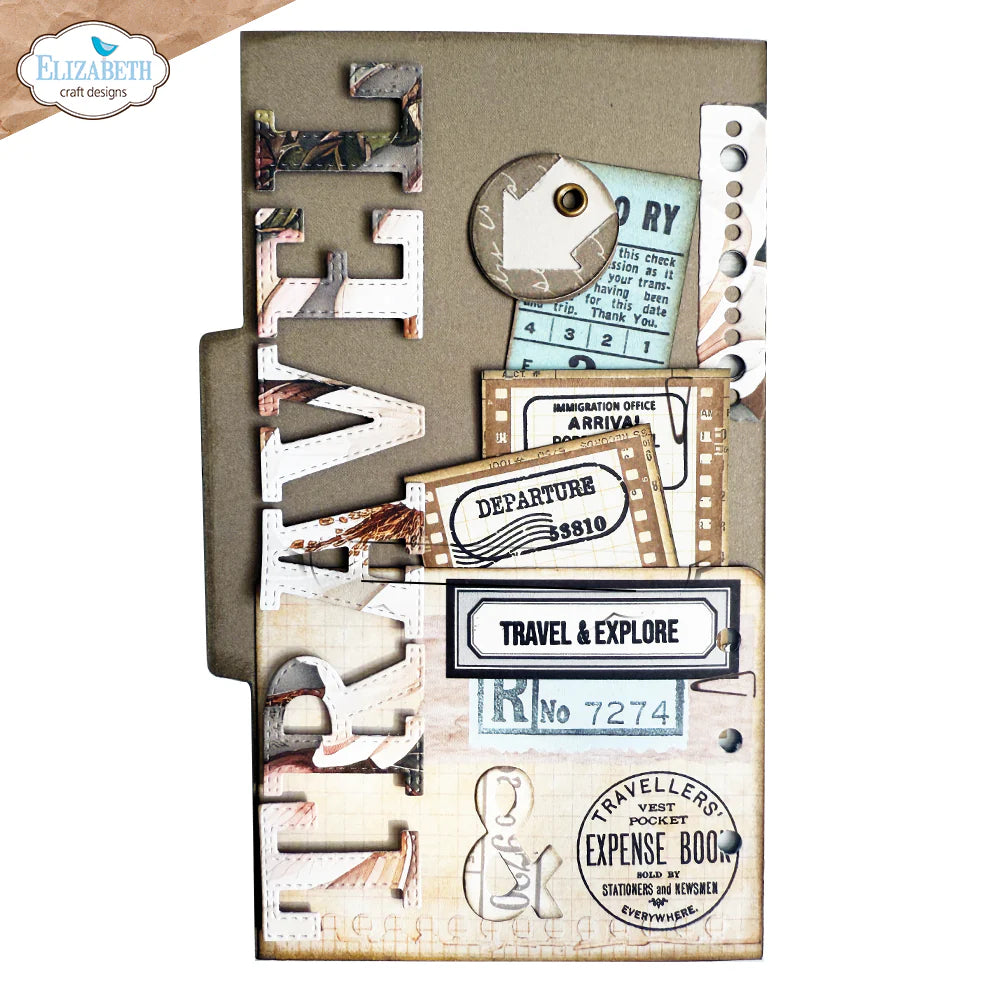 Travel Journal Clear Stamp Set | Planner Essentials