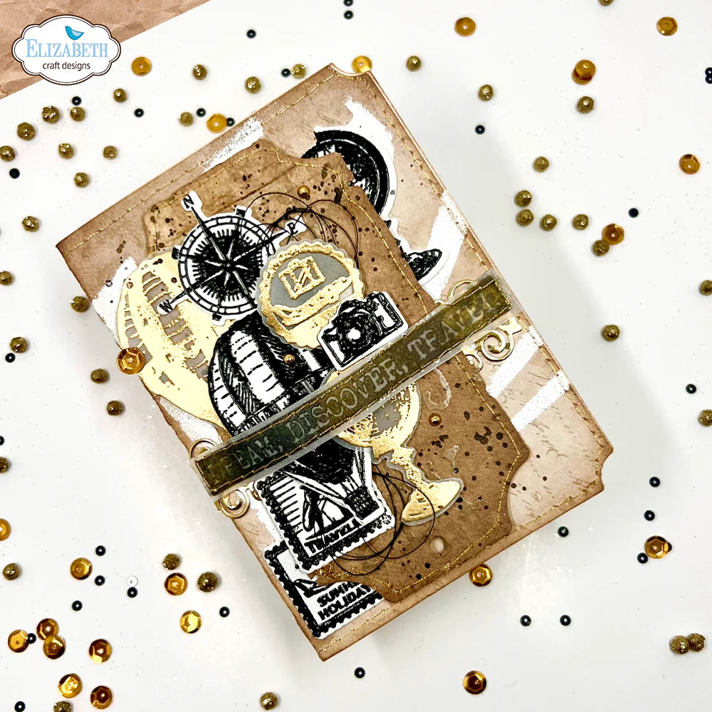 Around the World Stamp + Die Set {clearance}