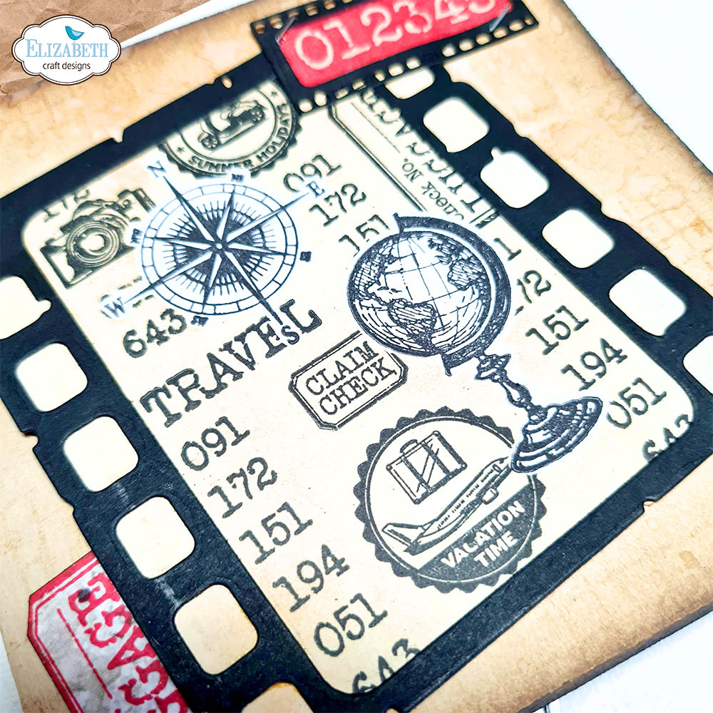 Around the World Stamp + Die Set {clearance}