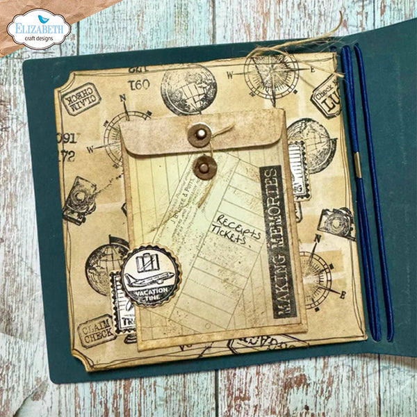 Around the World Stamp + Die Set {clearance}