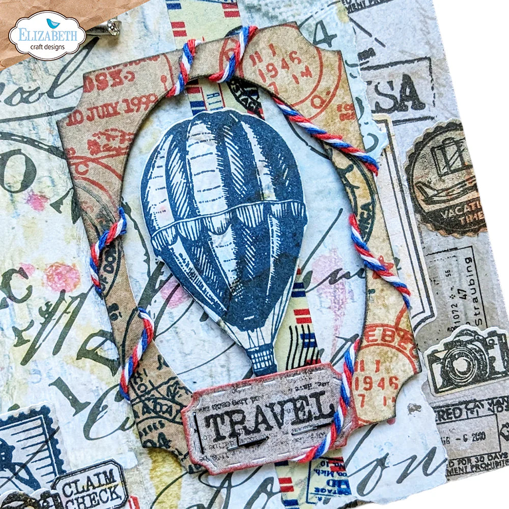 Around the World Stamp + Die Set {clearance}