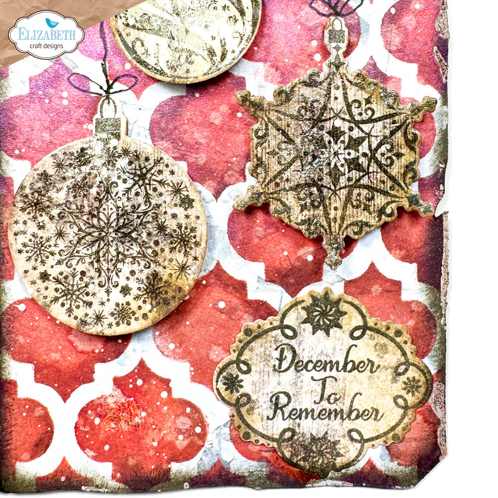 December Romance Stamp + Die Set | Christmas