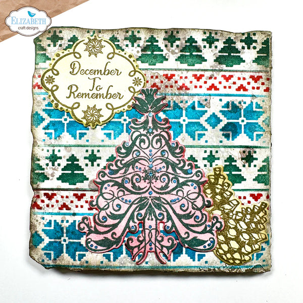 December Romance Stamp + Die Set | Christmas