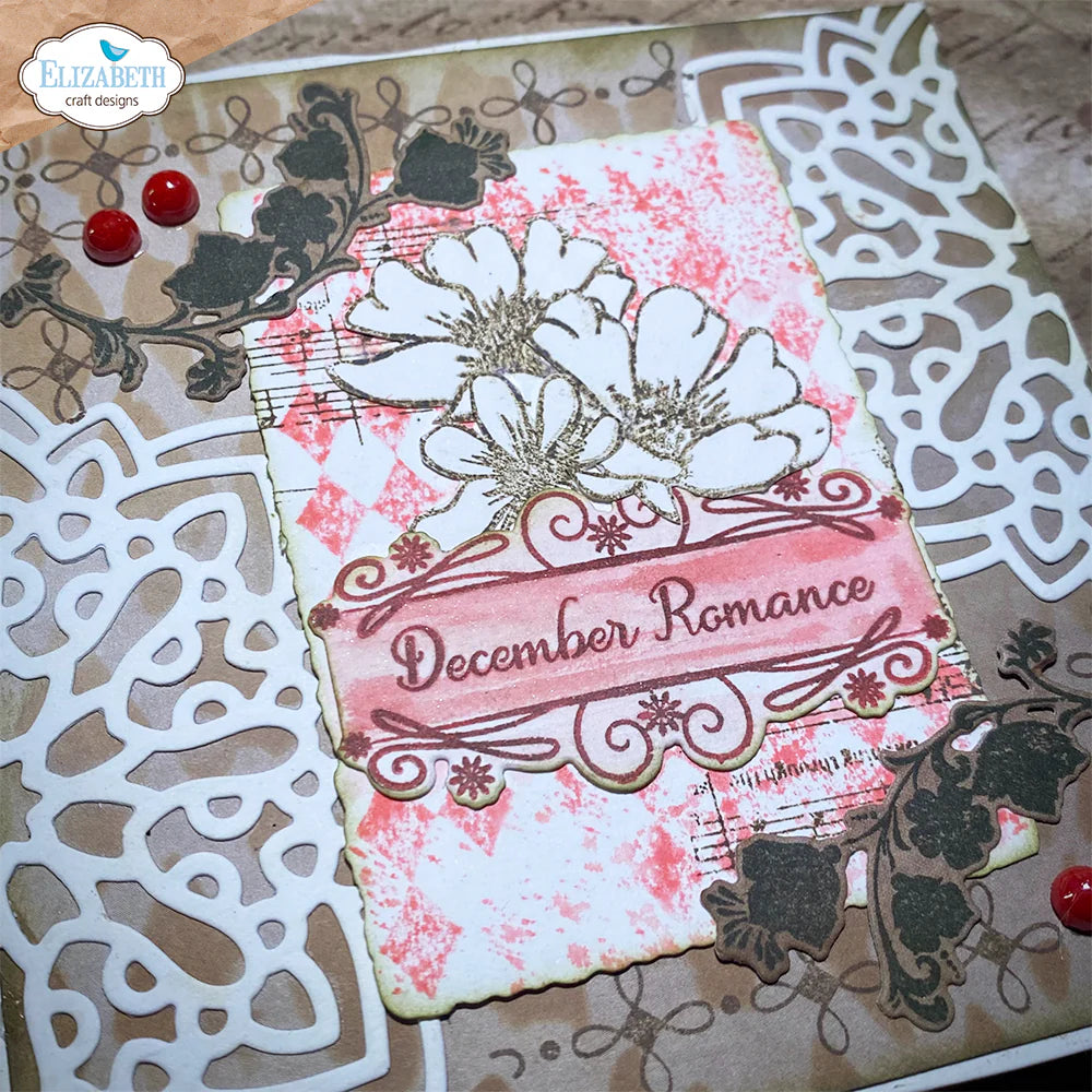December Romance Stamp + Die Set | Christmas