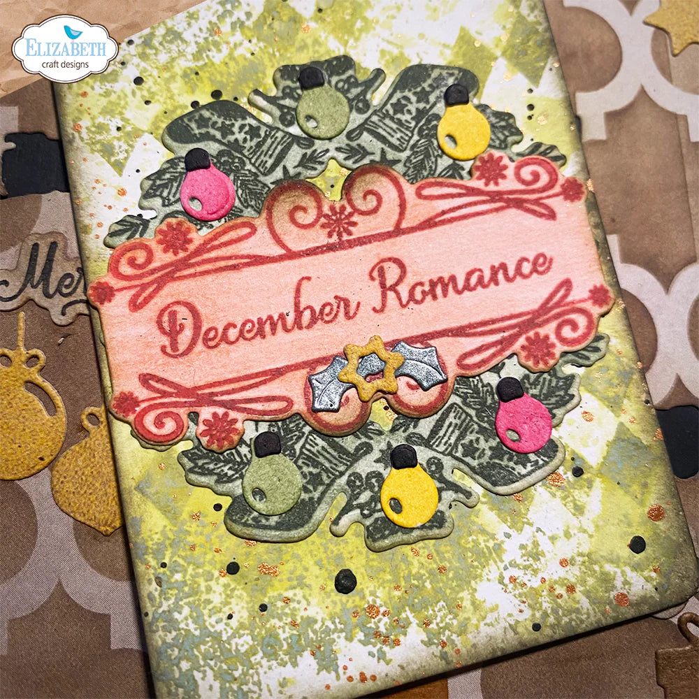 December Romance Stamp + Die Set | Christmas