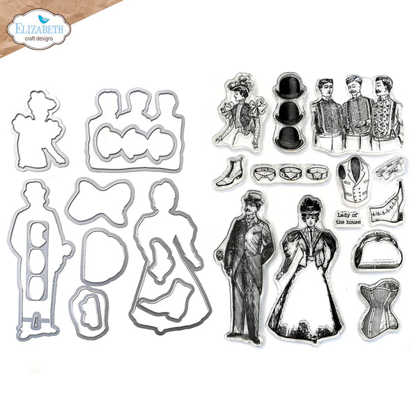 Mr. and Mrs. A5 Stamp + Die Set | Art Journal Specials {clearance}