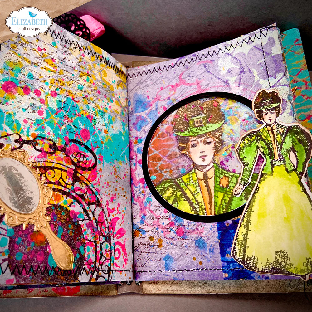 Mr. and Mrs. A5 Stamp + Die Set | Art Journal Specials {clearance}