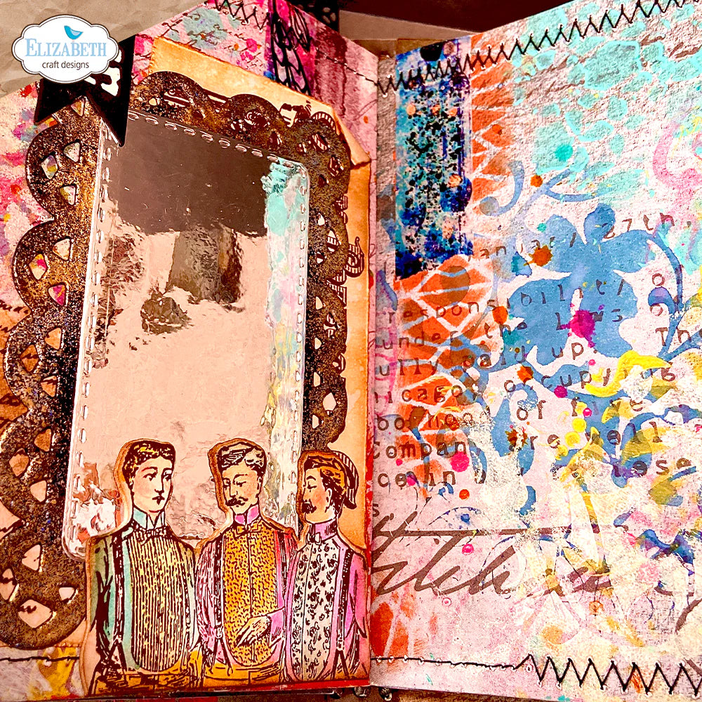 Mr. and Mrs. A5 Stamp + Die Set | Art Journal Specials {clearance}