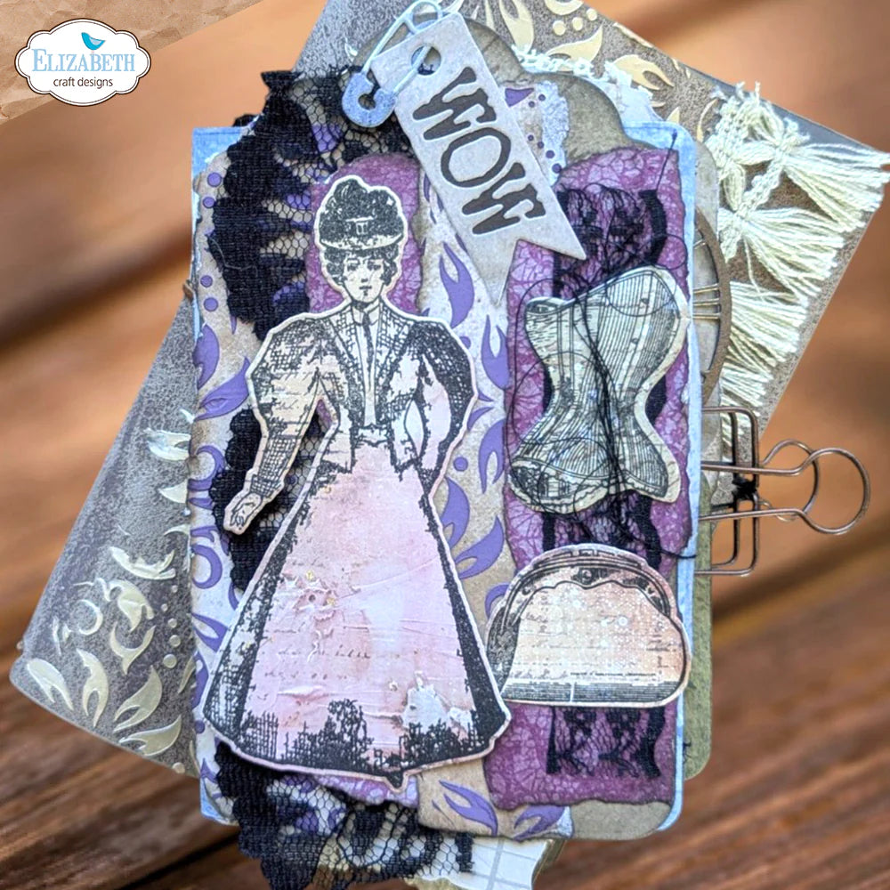 Mr. and Mrs. A5 Stamp + Die Set | Art Journal Specials {clearance}