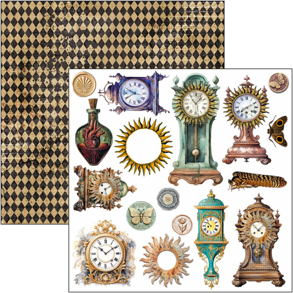 Cabinet Of Curiosities 6x6 Fussy Cut Pad