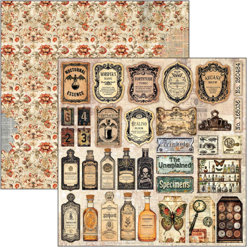 Cabinet Of Curiosities 8x8 Paper Pad