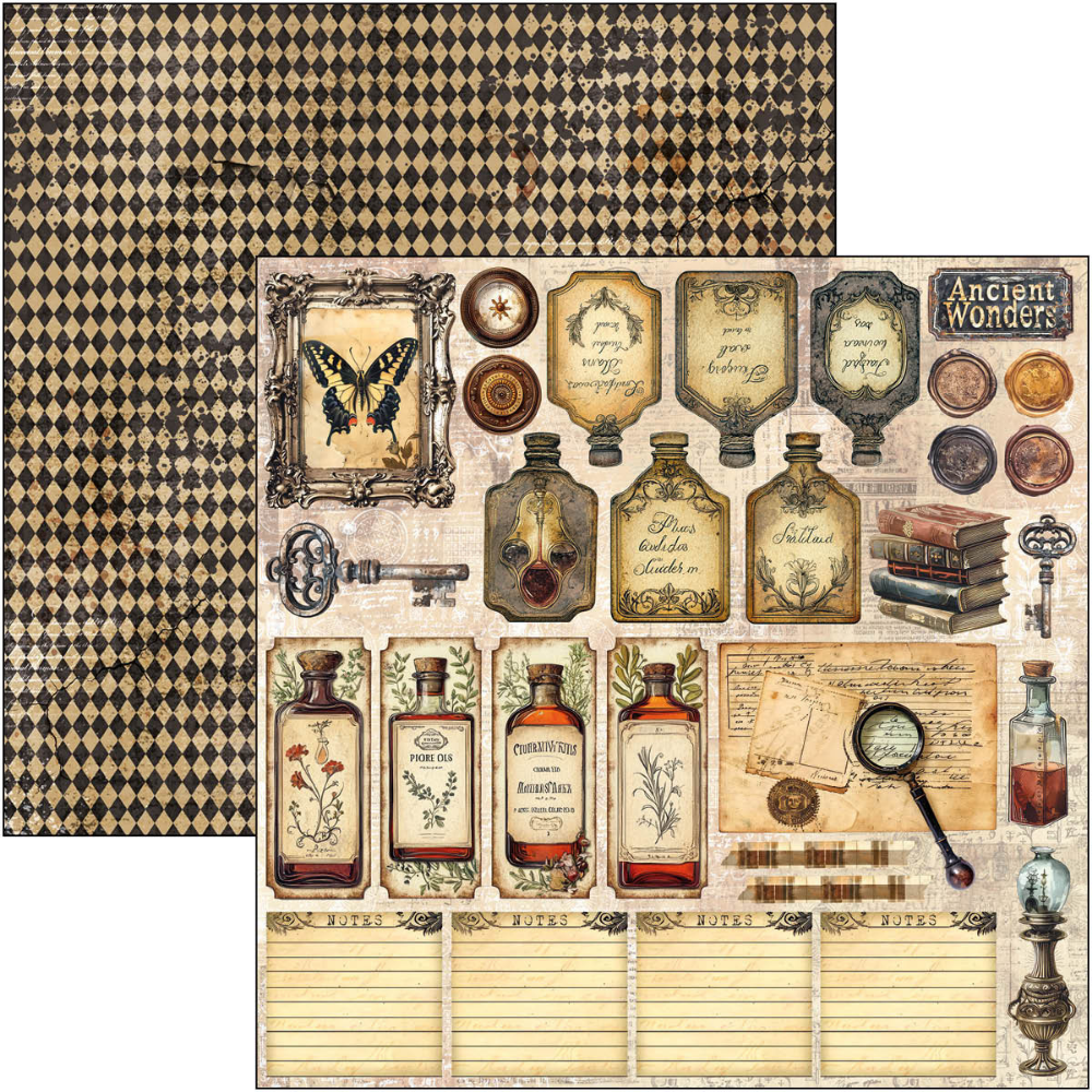 Cabinet Of Curiosities 8x8 Paper Pad