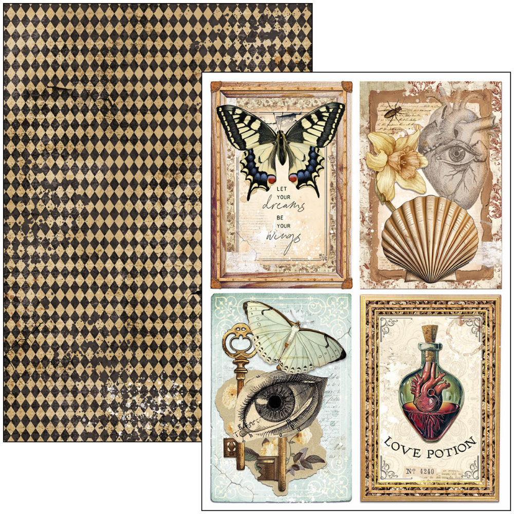 Cabinet Of Curiosities A4 Creative Pad