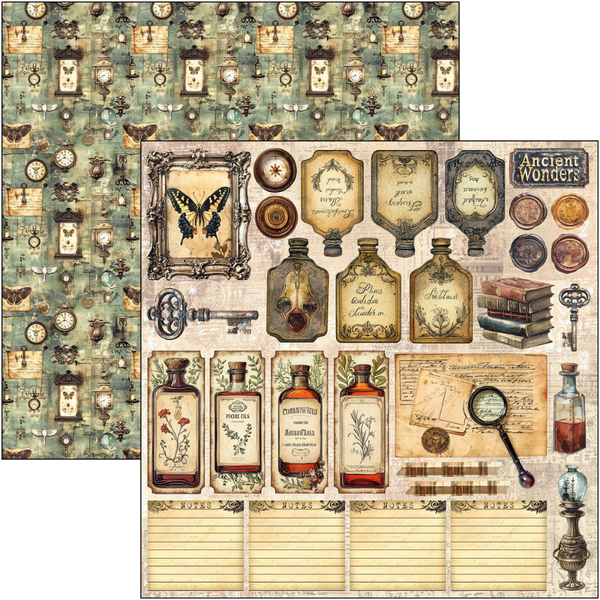 {back soon!} Cabinet Of Curiosities 12x12 Patterns Paper Pad