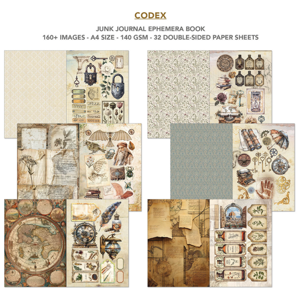 Codex Junk Journal & Ephemera Book