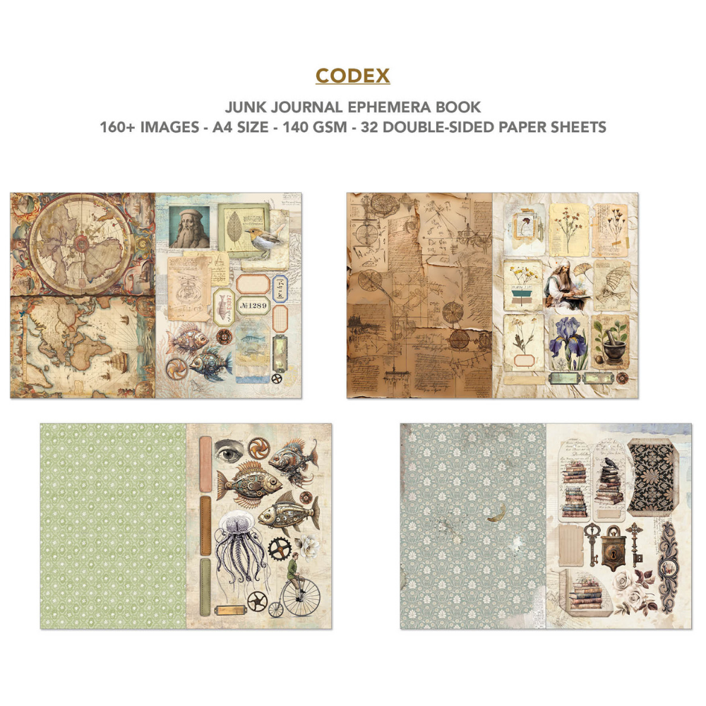 Codex Junk Journal & Ephemera Book