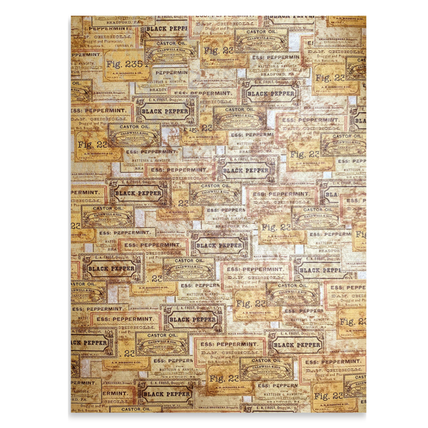 Cabinet Of Curiosities A4 Pearl-Copper Deluxe Paper Pack