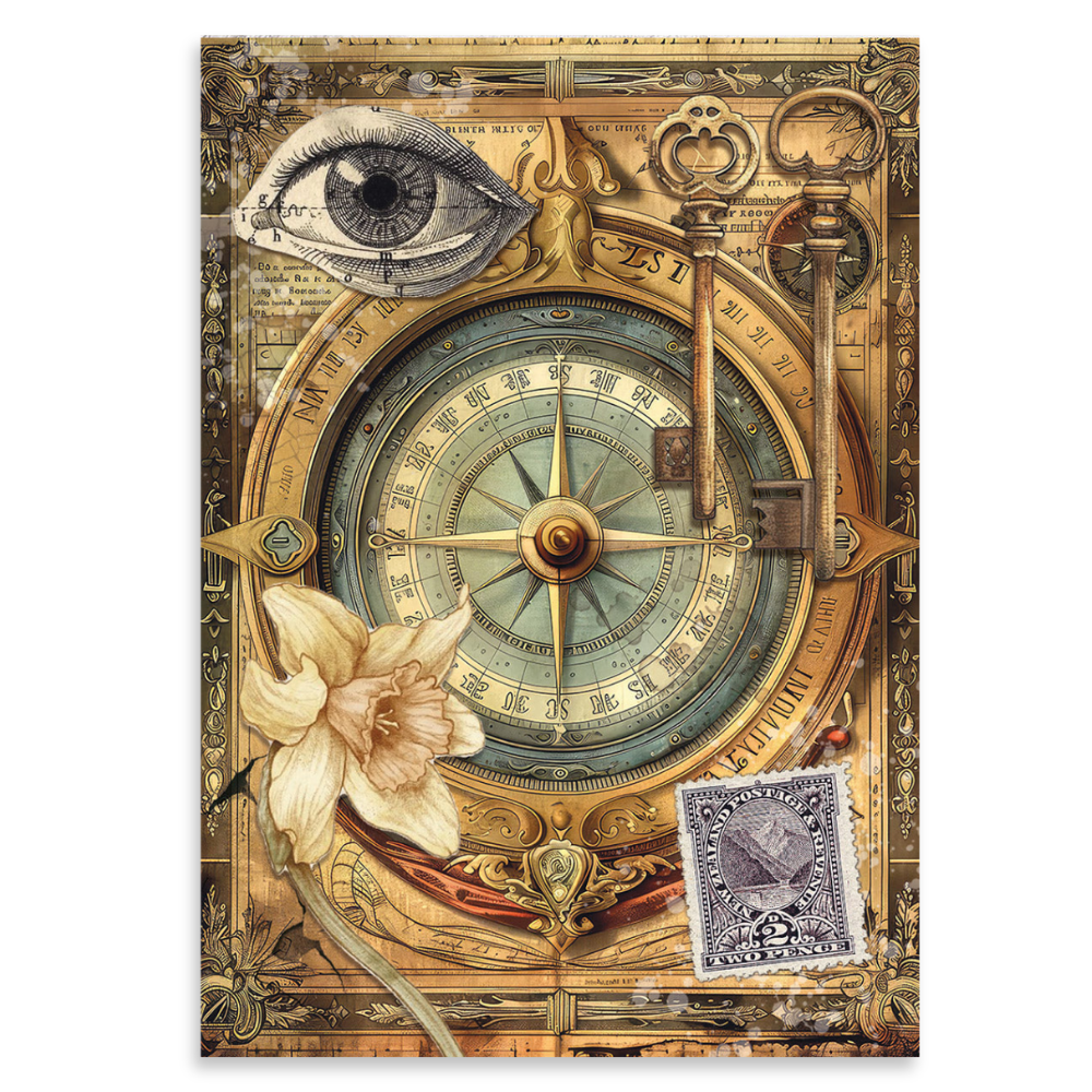 Cabinet of Curiosities A5 Mixed 8pk Rice Paper