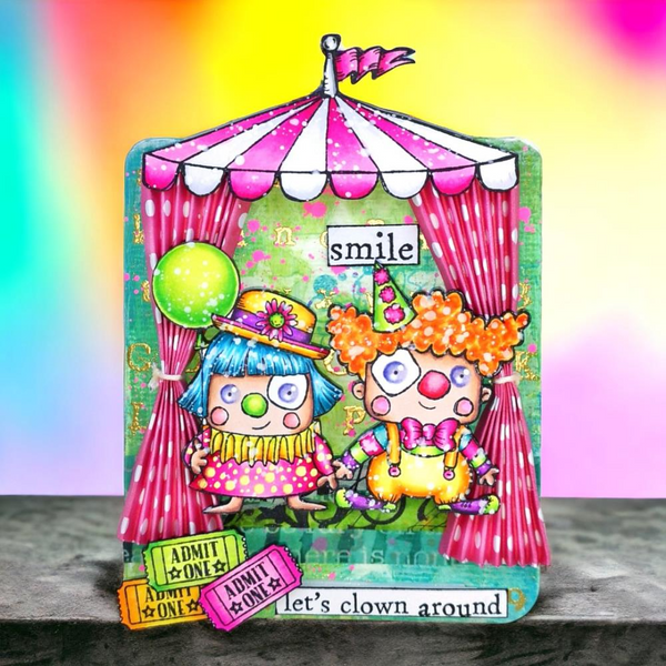 Clown Dee A7 Stamp Set No. 1207 {clearance}