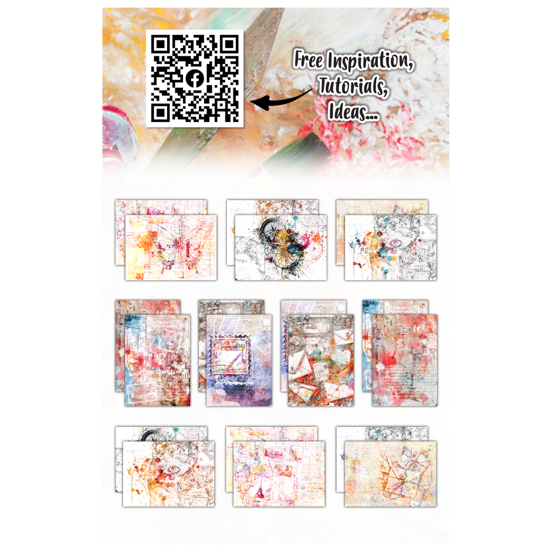 Colourful Correspondence A5 Design Paper No. 014