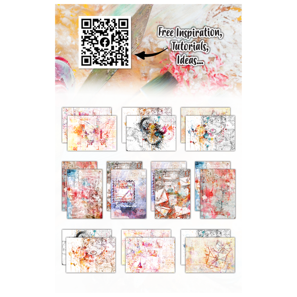 Colourful Correspondence A5 Design Paper No. 014