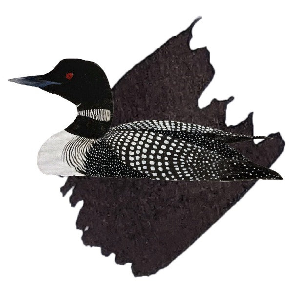 Encre noire du Plongeon huard
