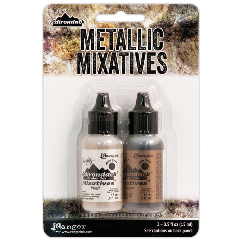 Pearl & Copper Metallic Mixatives | Tim Holtz Distress