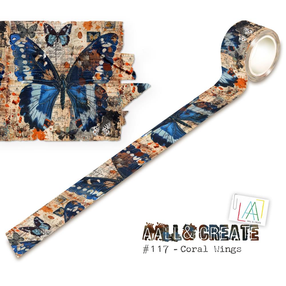 Coral Wings Layer-It-Up Washi Tape No. 117