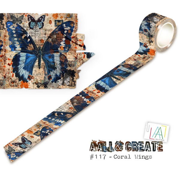 Coral Wings Layer-It-Up Washi Tape No. 117