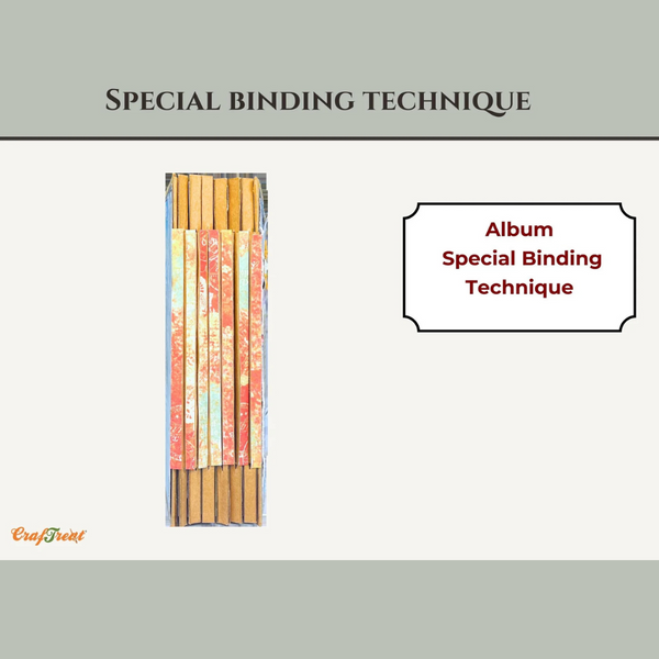 Accordion Hinge Book Scrapbook Blanks | Black or Kraft