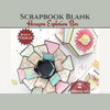 Hexagon Explosion Box Scrapbook Blanks | Black + Kraft