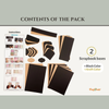 Flip Flap Gatefold 2pk Blanks | Black + Kraft